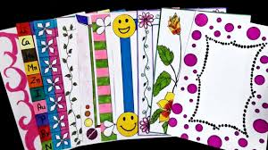 Check out our new assignment selection for the very best in unique or custom, handmade pieces from our shops. 10 In 1 Simple Border Design For Project Assignment Front Page Design Handmade Paper Border Design Youtube