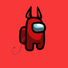 Among Us Character Red Aesthetic City Wallpaper Character Aesthetic Wallpaper among us with all the astronauts. pinterest