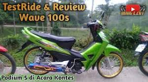 #modifikasi#jok#motor# assalamualaikum sahabat semua pada video tutorial kali ini kami berbagi sedikit tips cara memodifikasi jok supra x 100cc, modifikasi. Test Ride Review Wave 100s Podium 5 Di Acara Kontes Bangezot 8 By Bang