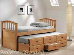 Tempat tidur anak minimalis sorong laci. Tempat Tidur Anak Sorong Minimalis Kayu Jati Tempat Tidur Minimalis Cahaya Mebel Jepara