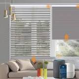 Motorized Blinds Shangri-la Blinds Triple Sheer Shade Light ...