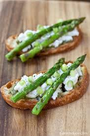 Grilled Asparagus Tartines With Fresh Ricotta And Scallions Recipes Food Appetizer Recipes