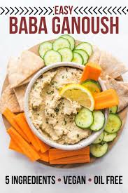 Easy Baba Ganoush Recipe Oil Free From My Bowl Recipe Babaganoush Recipe Easy Baba Ganoush Recipe Recipes