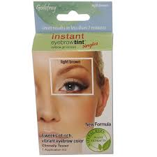Godefroy Instant Eyebrow Tint Botanical Single Application Kit Light Brown Continue To The Product How To Color Eyebrows Eyebrow Tinting Permanent Eyebrows