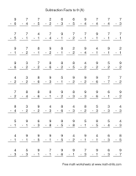 These worksheets practice basic addition facts from 0 to 10. Grade 8 A B C Subtraction Worksheet Free Subtraction Worksheet Vertical Facts To 9 Resep Kuini