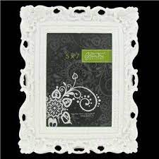 Green Tree 5 X 7 White Glossy Resin Ornate Photo Frame Shop Hobby Lobby Photo Frame Shop Frame Wedding Frames