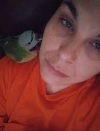 Female Moustache Parakeet found in Takura, friendly