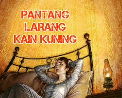 Insya'allah saya tidak mungkir janji. Pantang Larang Kain Kuning Fiksyen Shasha