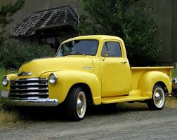 Image result for Federal Yellow 1950 Truck