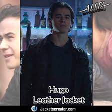 Keean Johnson Alita Battle Angel Hugo Jacket Jackets Creator Keean Johnson Hugo Leather Jacket