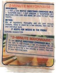 Mayonaise Home Made Mayonaise Recipe Condensed Milk Mayonnaise Ingredients