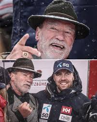 A very special guest today in Kitzbuhel 👀