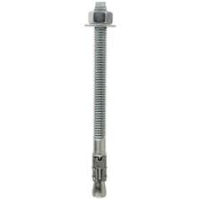 The wedge anchor is internally threaded to be used with threaded stud or bolt. Simpson Strong Tie Strong Bolt 3 8 In X 3 In Zinc Plated Wedge Anchor Stb2 37300p1 The Home Depot