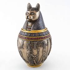 Gabriel is in a somewhat weakened state as asmodeus drained much of his grace, and he used a lot of what was left to kill the prince of hell, and his grace has yet to recharge much. Egyptian Cremation Urns Bastet Cat Pet Urn Burial Jar