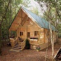 Build This Cozy Cabin For Under 6000 Log Cabin Floor Plans Small Log Cabin Cabin Floor Plans
