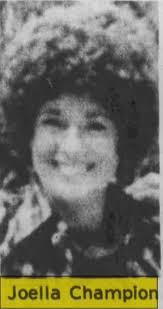 Jo Ella Chapman Champion (1937-1979)
