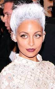 Check out the pics of her grey hair for the met gala from richie's own instagram! Pin On Hair