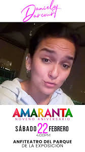 Es un sueño hecho realidad que Daniela Darcourt, una artista a quien  admiramos mucho, nos acompañe en nuestro 9no aniversario. 🥳🥳🥳