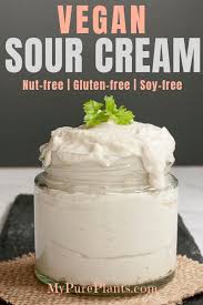 Easy Dairy Free Sour Cream Nut Free Soy Free Nut Free Recipes Sour Cream Recipes Homemade Sour Cream