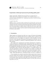 Official english account for higehiro: Pdf Experiments With The Pivot Process For Providing Public Goods