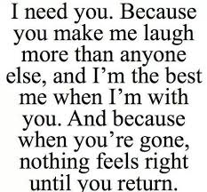 Perfect i need you message for him or her. True Love Is Everything