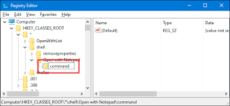 Notepad++ is a powerful, open source alternative for notepad that comes by default with microsoft windows. How To Add Open With Notepad To The Windows Context Menu For All Files Programmer Sought