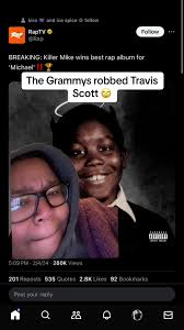 The Grammys robbed Travis Scott again 😭😭 #leiileiijaee #travisscott  #grammys2024 #utopia #viral #greenscreen