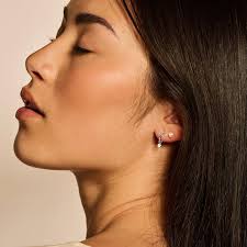 Murphy Jewellers Blush And Gold Earrings June Sterling Silver Crystal  Birthstone Earrings Silver