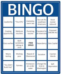 It S Time Again For Presidential Debate Bingo Seattle Magazine