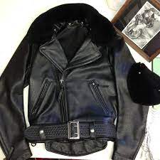 Cal Leather Lapd Jacket Brand New These Are Handmade Jackets Out Of Their Shop In Ventura California Using Only The Best Usa Mater Blouson Veste Col Fourrure