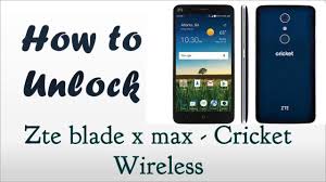 Enciende el teléfono con una tarjeta sim no aceptada por el dispositivo (su nuevo operador de red); How To Unlock Zte Blade X Max Cricket Easy Zte Unlocking Sim Unlock Youtube