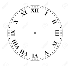 Zifferblatt uhr zum ausdrucken kostenlos. Einfaches Zifferblatt Mit Romischen Ziffern Lizenzfrei Nutzbare Vektorgrafiken Clip Arts Illustrationen Image 83588467