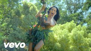 I got the eye of the tiger a fighter dancing through the fire 'cause i am her another uplifting song was mentioned by katy perry in an interview with the washington post. Katy Perry Roar Queen Of The Jungle Music Video Trailer Youtube