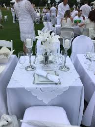 Diner En Blanc Diner En Blanc Diner Table Decorations