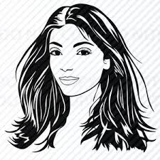 Beautiful Woman Svg File