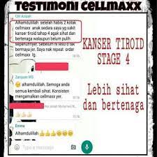 Cellmaxx Malaysia Testimoni Kanser Tiroid Tahap 4 Tiroid