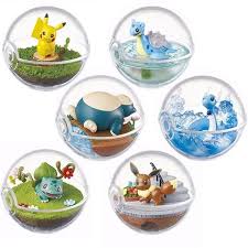 Pokemon Terrarium Re Ment Blindbox Pokemon Terrarium Pokemon Craft Pokemon Diy