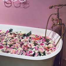 Your bathtub flowers stock images are ready. Tub Full Of Flowers Flowers Flower Bath Natural Body Wash Bathroom Pictures