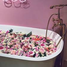 Your bathtub flowers stock images are ready. Tub Full Of Flowers Flowers Flower Bath Natural Body Wash Bathroom Pictures