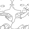 Printable rugrats characters coloring pages. 1
