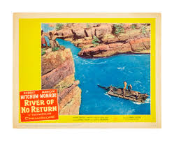 marilyn monroe: personally owned "river of no return" lobby card