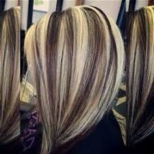 Contrasting Chunky Highlights And Lowlights Hair Styles Hair Color Highlights Blonde Hair Color