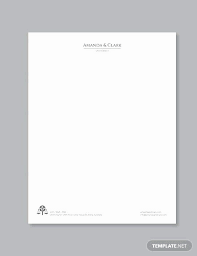 Digital print of headed paper to customize with your graphics, your company logo or details. Example Of Letter Headed Paper Inspirational 30 Professional Letterhead Template Letter Template Word Letterhead Template Word Professional Letterhead Template