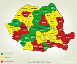 A királyhágó és a körös völgye. Romania Megyei Terkep