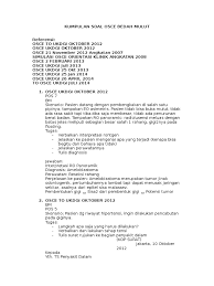 Mari fokus menghadapi ukmp2dg bismillah oneshot ☺ 1|oneshot. Kumpulan Soal Osce Bedah Mulut