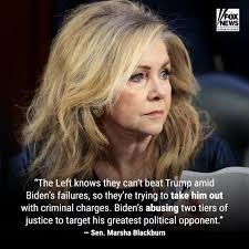 Sen. Marsha Blackburn explains why Donald Trump's third indictment is "no  shock ahead of 2024."