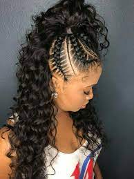 Pin By Nubia Jesper On Goddess Braids Braided Hairstyles Weave Ponytail Hairstyles Natural Hair Styles