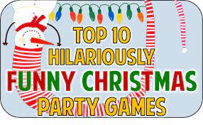 Top 10 Funny Christmas Party Game Ideas Funny Christmas Party Games Xmas Party Games Holiday Party Games
