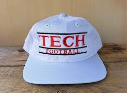 Texas Tech Red Raiders Football Vintage 90s Snapback Hat The Game Split Bar Original University Sports Dad Cap White Embroidered Ballcap Red Raider Football Texas Tech Red Raiders Texas Tech Red