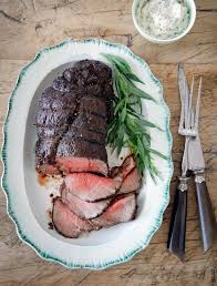Roast Fillet Of Beef With Herbed Horseradish Sauce The Happy Foodie Roast Fillet Of Beef Roast Beef Recipes Recipes